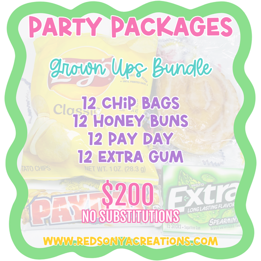 Grown Ups Bundle Party Package