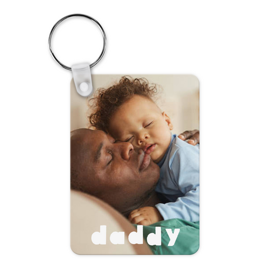 "Daddy" Personalized Keychain