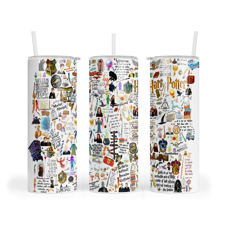 Harry Potter Collage Tumbler