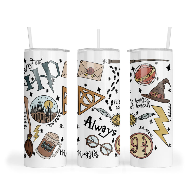Harry Potter Collage Tumbler